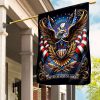I Walked The Walk US Veteran Flag, Patriotic Flag, Gift For US Veteran, Garden Flag - House Flag VPVC102201