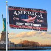 Premium America 250th Anniversary Grommet Flag VPVC120110, America 250th Flag, America 250th Birthday, Best Gifts On Independence Day, Veterans Day.