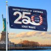 Premium America 250th Anniversary Grommet Flag VPVC120168, America 250th Flag, America 250th Birthday, Best Gifts On Independence Day, Veterans Day.