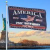 Premium America 250th Anniversary Grommet Flag VPVC120071, America 250th Flag, America 250th Birthday, Best Gifts On Independence Day, Veterans Day.