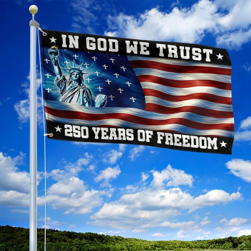 Premium America 250th Anniversary Grommet Flag VPVC120102, America 250th Flag, America 250th Birthday, Best Gifts On Independence Day, Veterans Day.