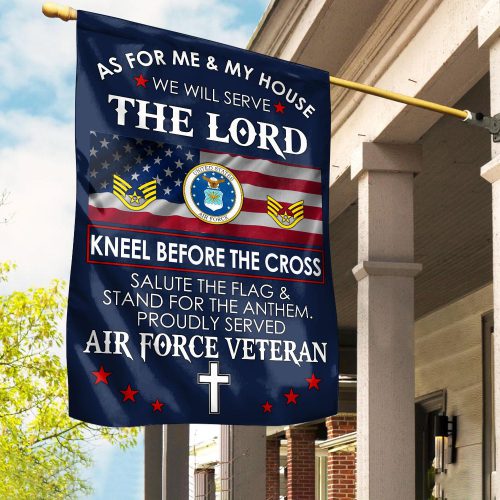 Premium Custom USAF Flag VPVC110004, Gift For Air Force Veteran, American Flag, Patriotic Flag, Garden Flag, House Flag, Best Gifts On Father's Day, Independence Day, Veterans Day.