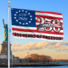 Premium Custom America 250th Anniversary Grommet Flag VPVC120085, America 250th Flag, America 250th Birthday, Best Gifts On Independence Day, Veterans Day.