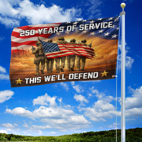 Premium America 250th Anniversary Grommet Flag VPVC120124, America 250th Flag, America 250th Birthday, Best Gifts On Independence Day, Veterans Day.