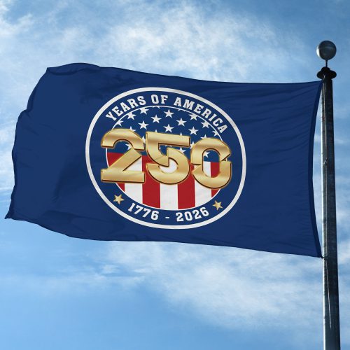 Premium America 250th Anniversary Grommet Flag VPVC120131, America 250th Flag, America 250th Birthday, Best Gifts On Independence Day, Veterans Day.