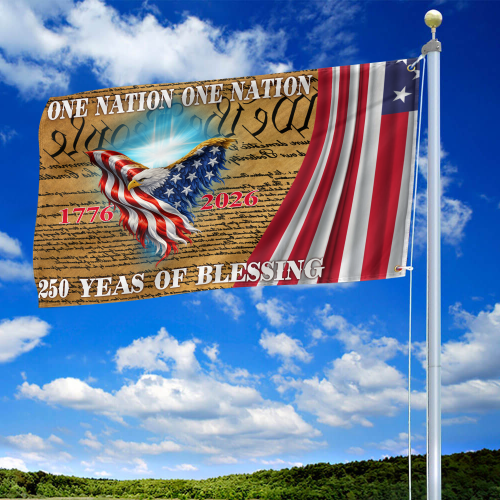 Premium America 250th Anniversary Grommet Flag VPVC120132, America 250th Flag, America 250th Birthday, Best Gifts On Independence Day, Veterans Day.