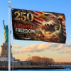 Premium America 250th Anniversary Grommet Flag VPVC120141, America 250th Flag, America 250th Birthday, Best Gifts On Independence Day, Veterans Day.