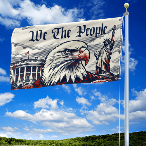 Premium America 250th Anniversary Grommet Flag VPVC120144, America 250th Flag, America 250th Birthday, Best Gifts On Independence Day, Veterans Day.