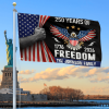 Premium Custom America 250th Anniversary Grommet Flag VPVC120078, America 250th Flag, America 250th Birthday, Best Gifts On Independence Day, Veterans Day.