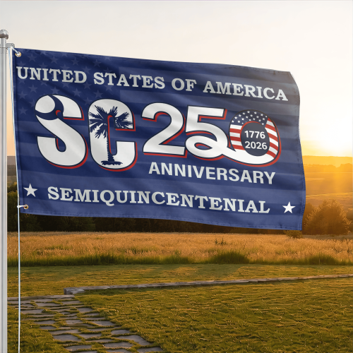 Premium America 250th Anniversary Grommet Flag VPVC120174, America 250th Flag, America 250th Birthday, Best Gifts On Independence Day, Veterans Day.