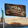 Premium America 250th Anniversary Grommet Flag VPVC120168, America 250th Flag, America 250th Birthday, Best Gifts On Independence Day, Veterans Day.