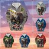 Premium Proudly Served US Veteran Zip Up Hoodie APVC080901