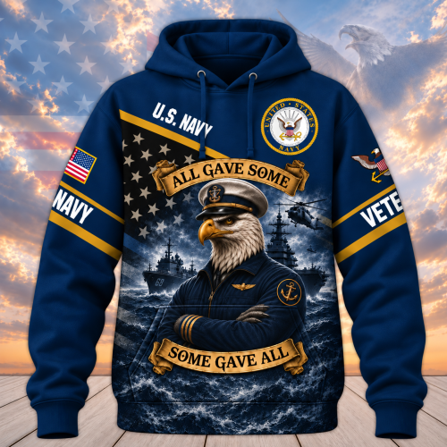 New Release U.S. Veterans Premium Hoodie Shirt All Over Prints Gift Loves