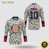 Personalized NFL Jacksonville Jaguars Hockey Jersey Vietnam Veterans Day Nfl Hockey Jersey For Fans