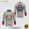 Personalized NFL Los Angeles Rams Hockey Jersey Vietnam Veterans Day Nfl Hockey Jersey For Fans