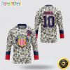 Personalized NFL New York Giants Hockey Jersey Vietnam Veterans Day Nfl Hockey Jersey For Fans
