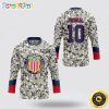 Personalized NFL New York Jets Hockey Jersey Vietnam Veterans Day Nfl Hockey Jersey For Fans