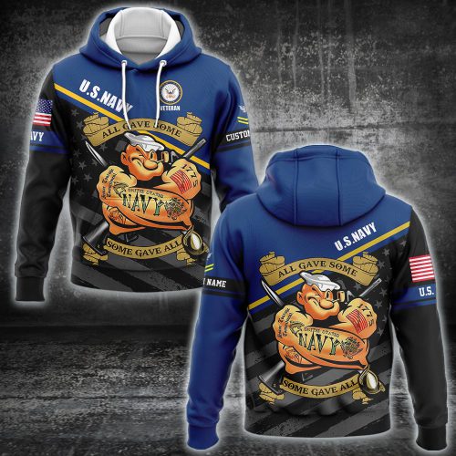 US Navy, E 2 Blue – Hoodie