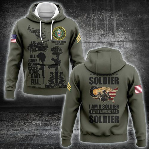 US Army, Land Of The Free, Because Of The Brave – Hoodie