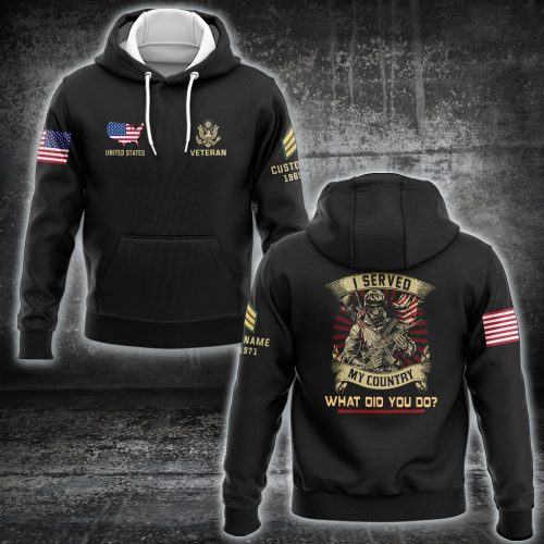 US Army, E 5 Army Sergeant – Hoodie
