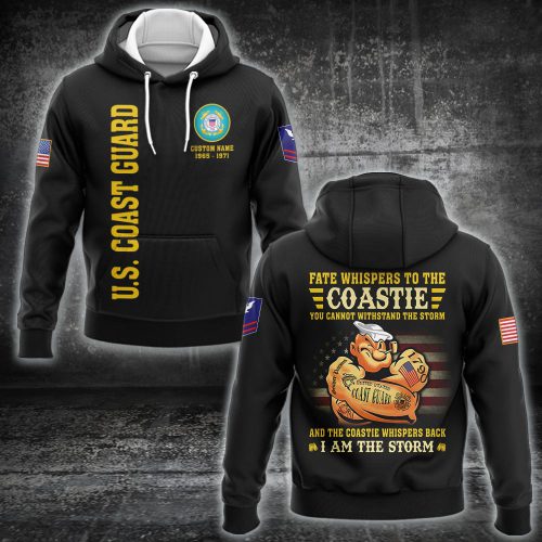 US Coast Guard, Once A Coastie, Always A Coastie – Hoodie
