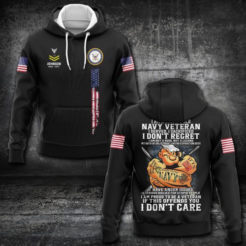 US Navy, E 5 Red – Hoodie