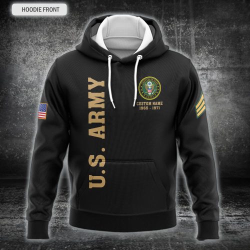 US Army, Land Of The Free, Because Of The Brave – Hoodie