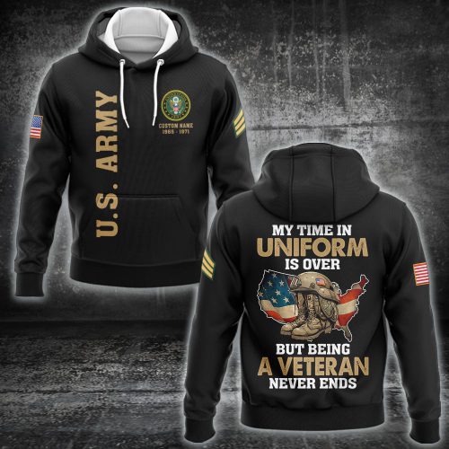 US Army, Land Of The Free, Because Of The Brave – Hoodie