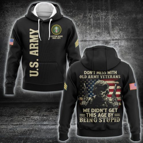 US Army, E 6 Army Staff Sergeant – Hoodie