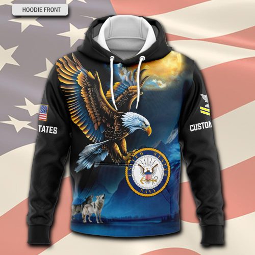 US Navy, By Sea, Air and Land – Hoodie