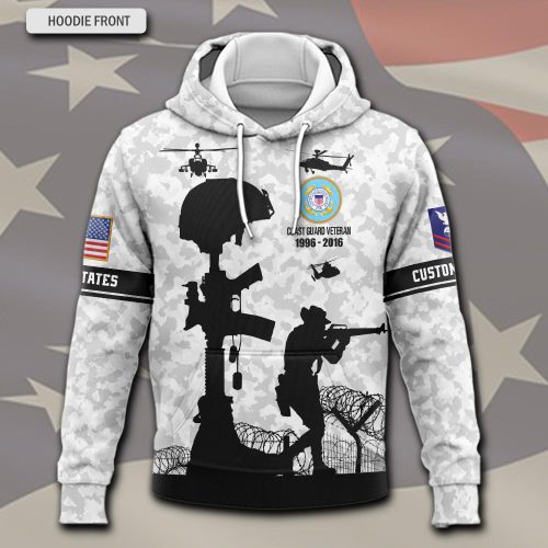 US Coast Guard, Remember – Honor – Respect – Hoodie
