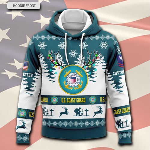 US Coast Guard, E 4 Gold – Hoodie