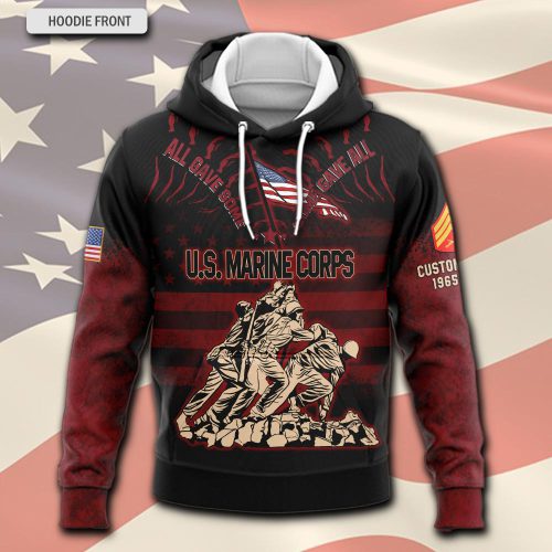 US Marine Corps, Honoring All Who Served – Hoodie