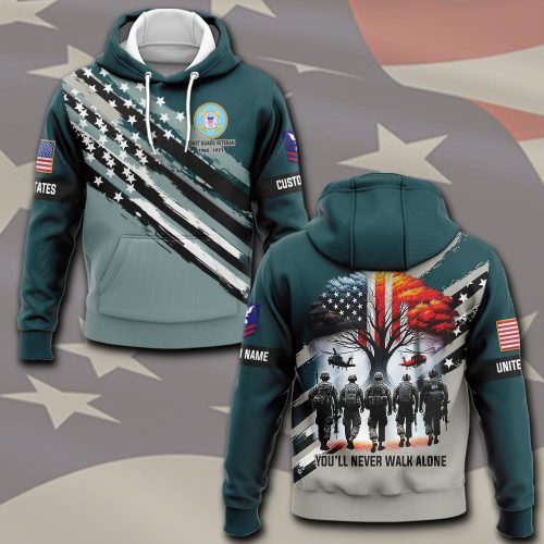 US Coast Guard, Honor, Duty, Service – Hoodie