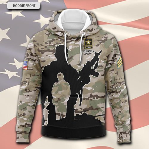 US Army, American By Birth, Veteran By Choice – Hoodie