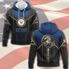 US Navy, E 3 White – Hoodie