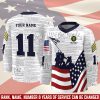US Air Force , American By Birth, Veteran By Choice – Hockey Jersey