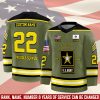 US Air Force , No One Fights Alone – Hockey Jersey