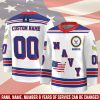 US Air Force , No One Fights Alone – Hockey Jersey