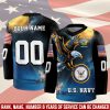 US Air Force , Aim High … Fly-Fight-Win – Hockey Jersey