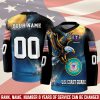 US Air Force , Aim High … Fly-Fight-Win – Hockey Jersey