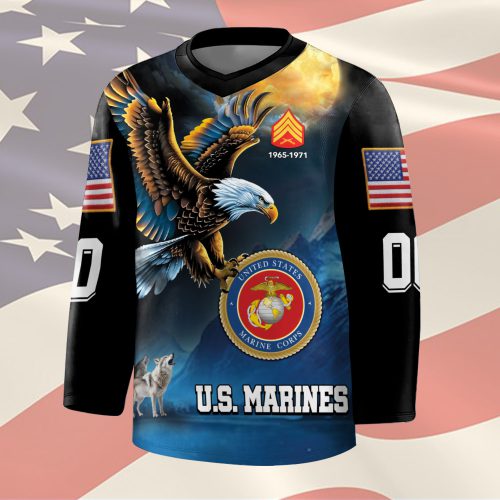 US Marine Corps, E 8 Marines Master Sergeant – Hockey Jersey