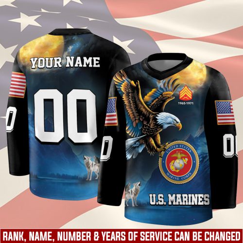 US Marine Corps, E 8 Marines Master Sergeant – Hockey Jersey