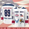 US Navy, E 3 White – Hockey Jersey