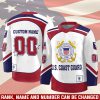 US Marine Corps, Remember – Honor – Respect – Hockey Jersey