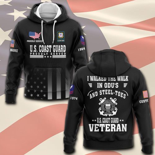 US Coast Guard, Remember – Honor – Respect – Hoodie