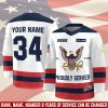 US Army, Land Of The Free, Because Of The Brave – Hockey Jersey
