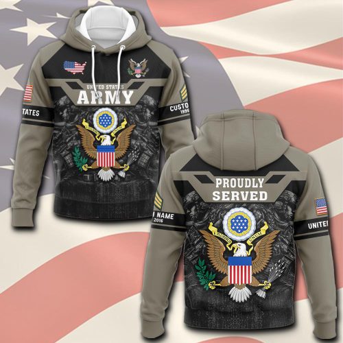 US Army, E 7 Army Sergeant First Class – Hoodie