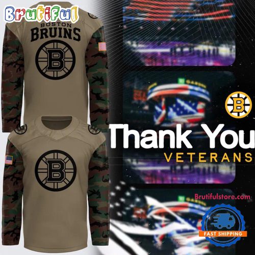 Boston Bruins Military Appreciation Night 2026 Limited Hockey Jersey