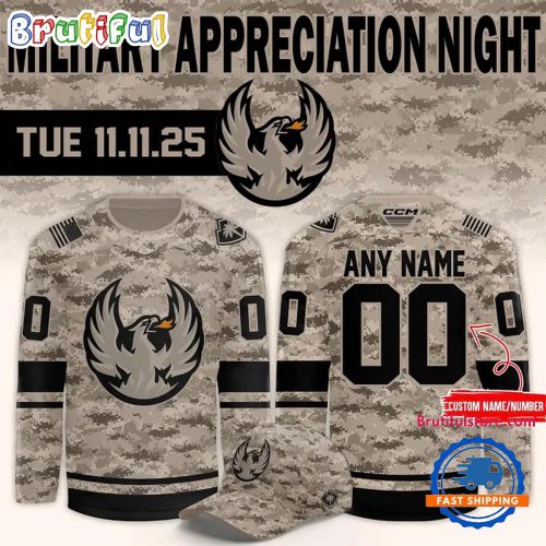 Coachella Valley Firebirds Military Appreciation Night 2026 Hockey Jersey